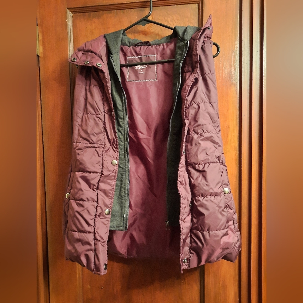 Arizona puffer vest with hood